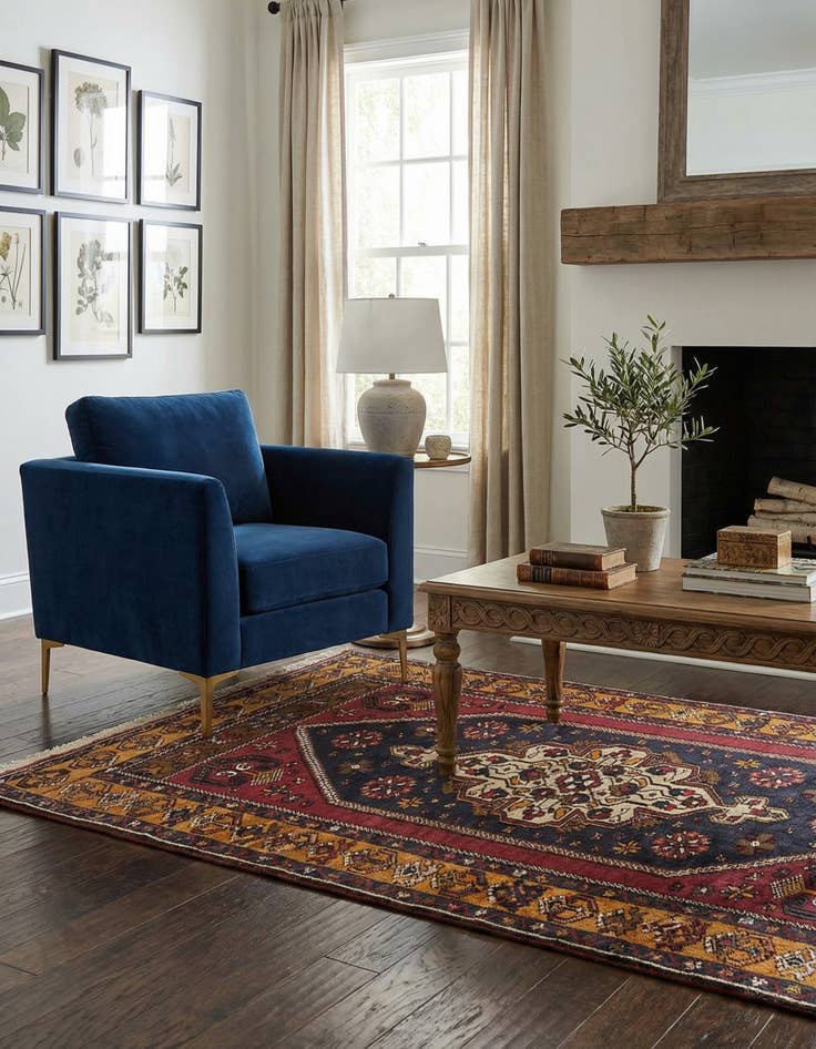 Detail image of 3' 4 x 5' 9  Hand Knotted Yahyali Oriental Wool Rug