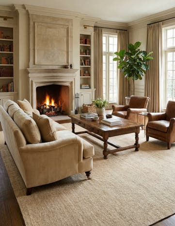 10' x 14' 1 Hand Woven Jill Zarin English Manor Wool Rug