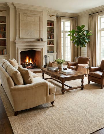 10' x 14' 1 Hand Woven Jill Zarin English Manor Wool Rug