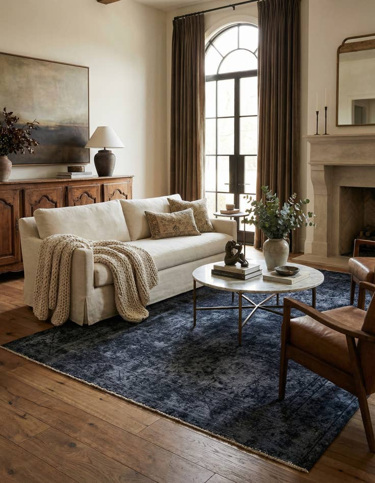 Detail image of 6' x 9' 5 Hand Knotted Ultra Vintage Persian Wool Rug