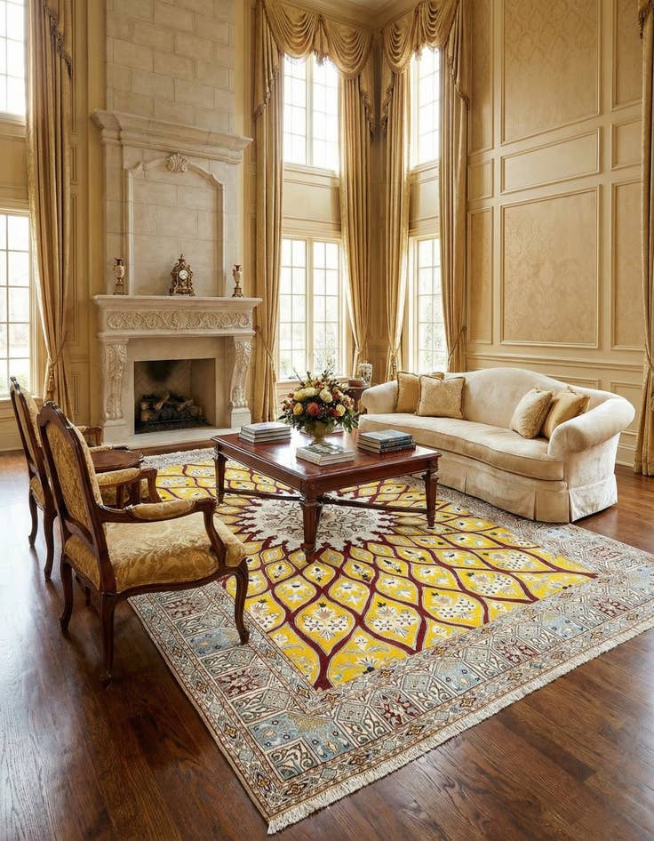 Detail image of 13' 1 x 19' 6 Nain Rug