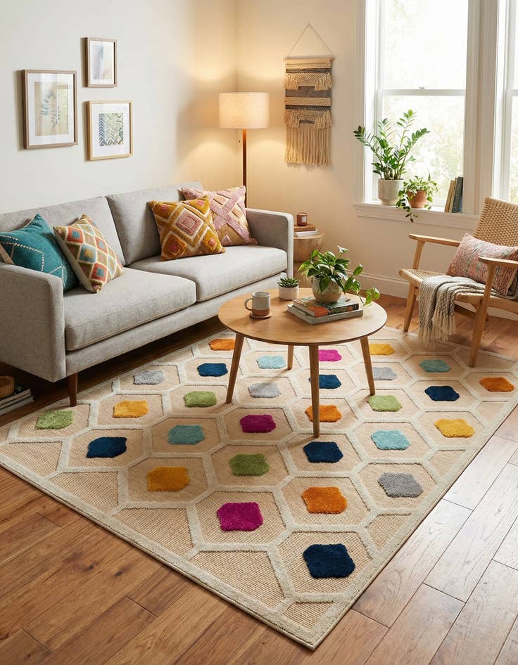 Detail image of 6' x 9' Easy-Clean Aruba Indoor / Outdoor Rug