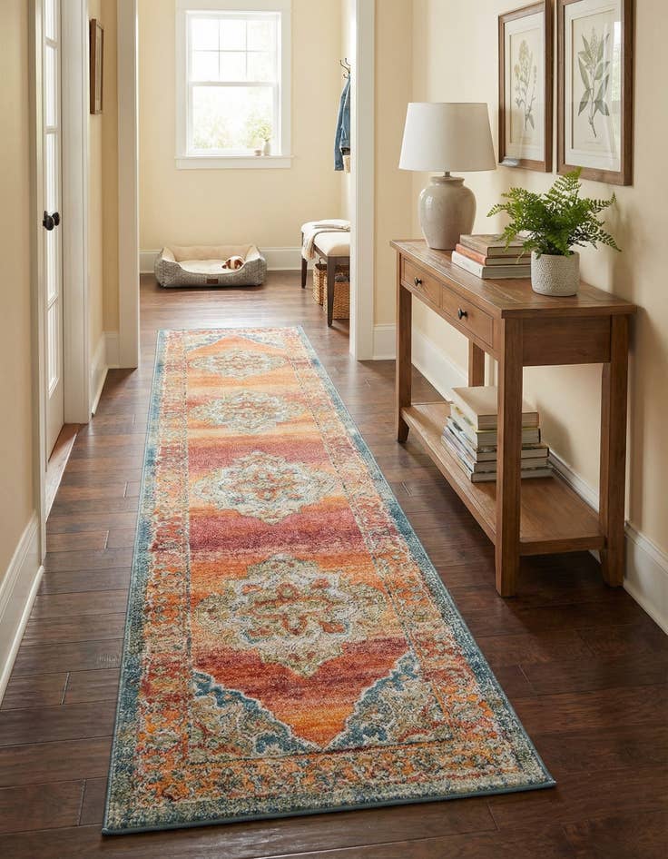 Detail image of 2' 7 x 16' 5 Isabella Runner Rug