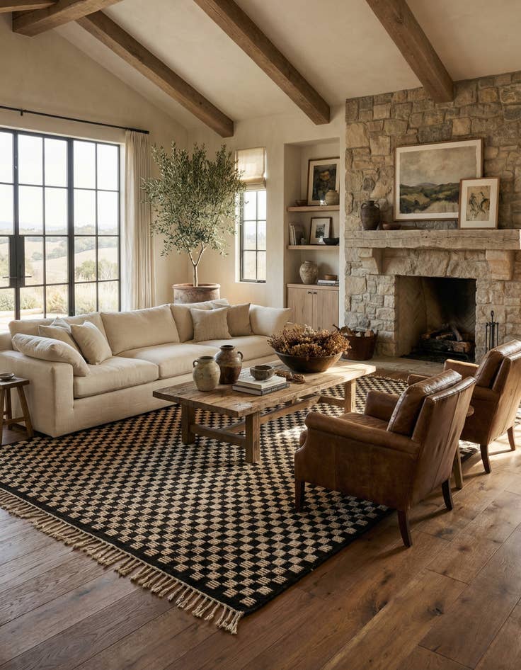 Detail image of 9' 2 x 13' 5 Berber Rug