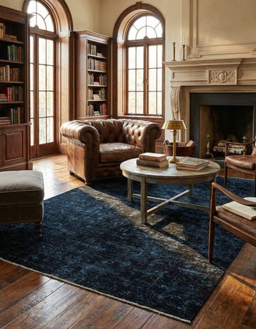 6' 4 x 9' 5 Hand Knotted Ultra Vintage Persian Wool Rug