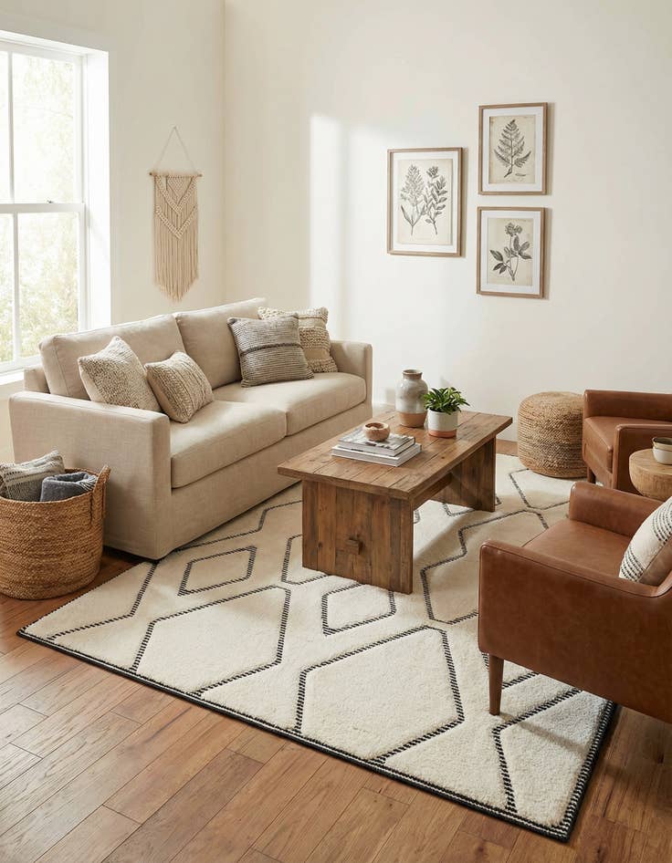 Detail image of 5' 3 x 8' Prismatic Rug