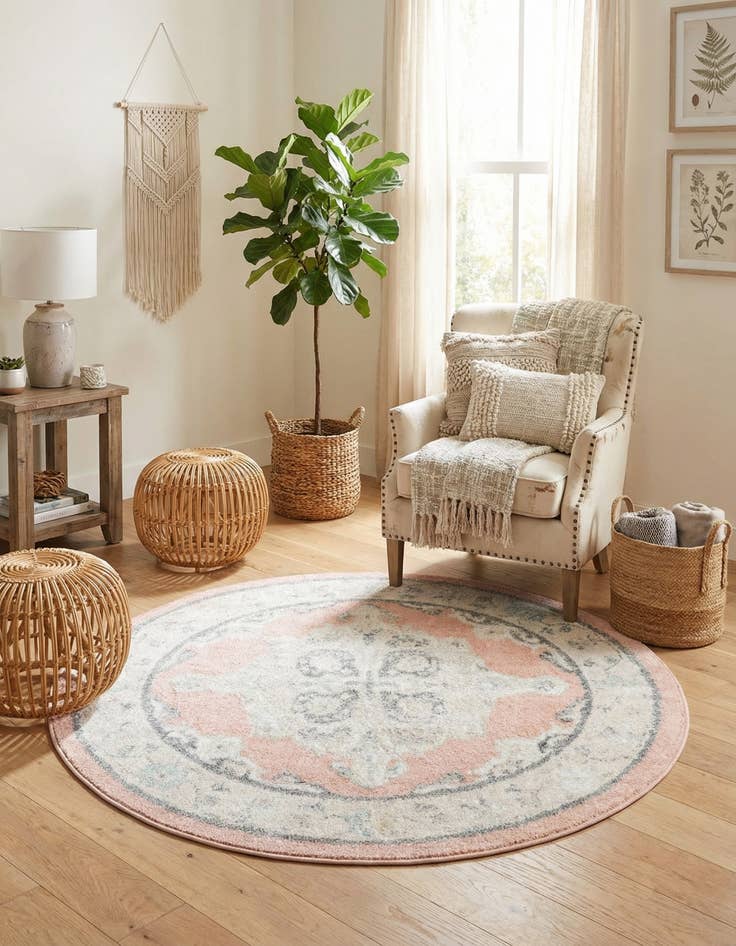 Detail image of 3' 3 x 3' 3 Parker Round Rug