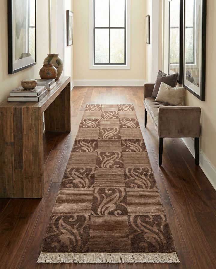 2' 9 x 10' 3 Hand Knotted Darya Wool Runner Rug