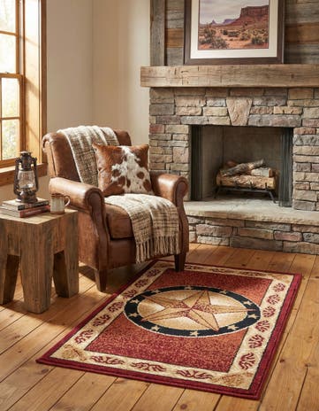 Red Pioneer Rug
