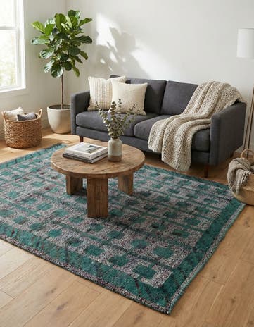 5' x 6' 8 Hand Knotted Darya Wool Rug