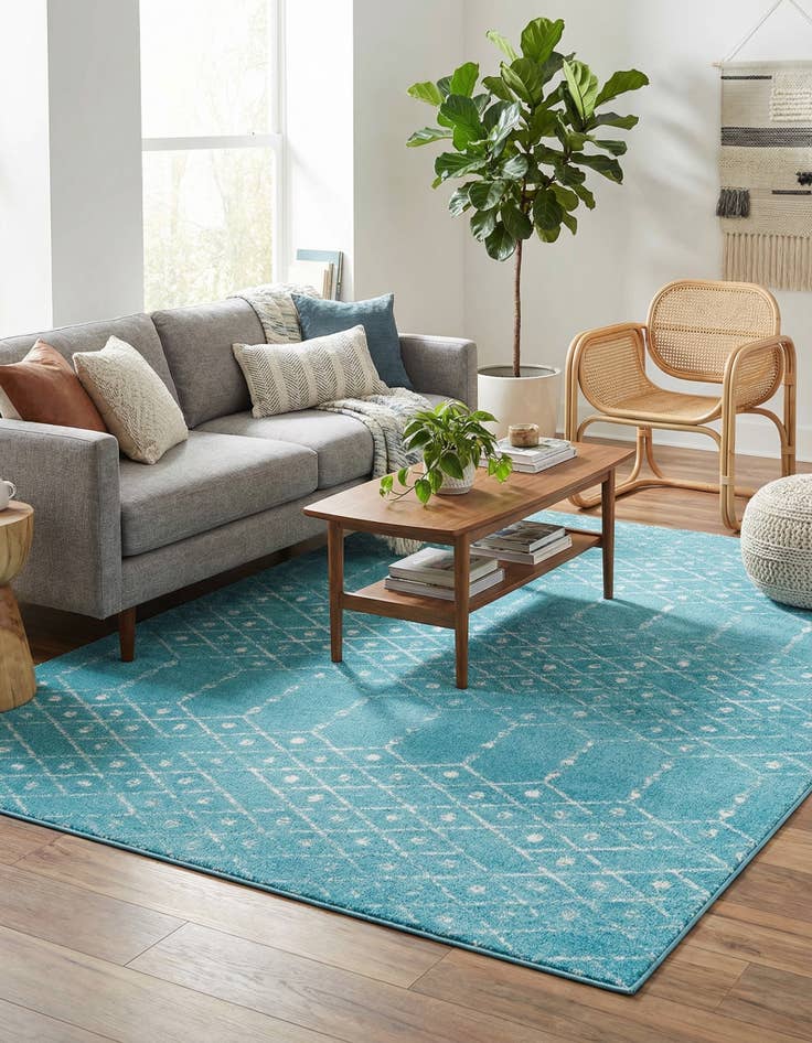 Detail image of 7' 10 x 10' Paxon Trellis Rug