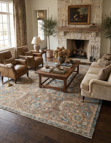 5' 6 x 8' 3 Hamedan Rug