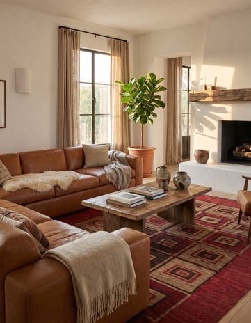 6' 7 x 8' 6 Hand Woven Kilim Modern Wool Rug