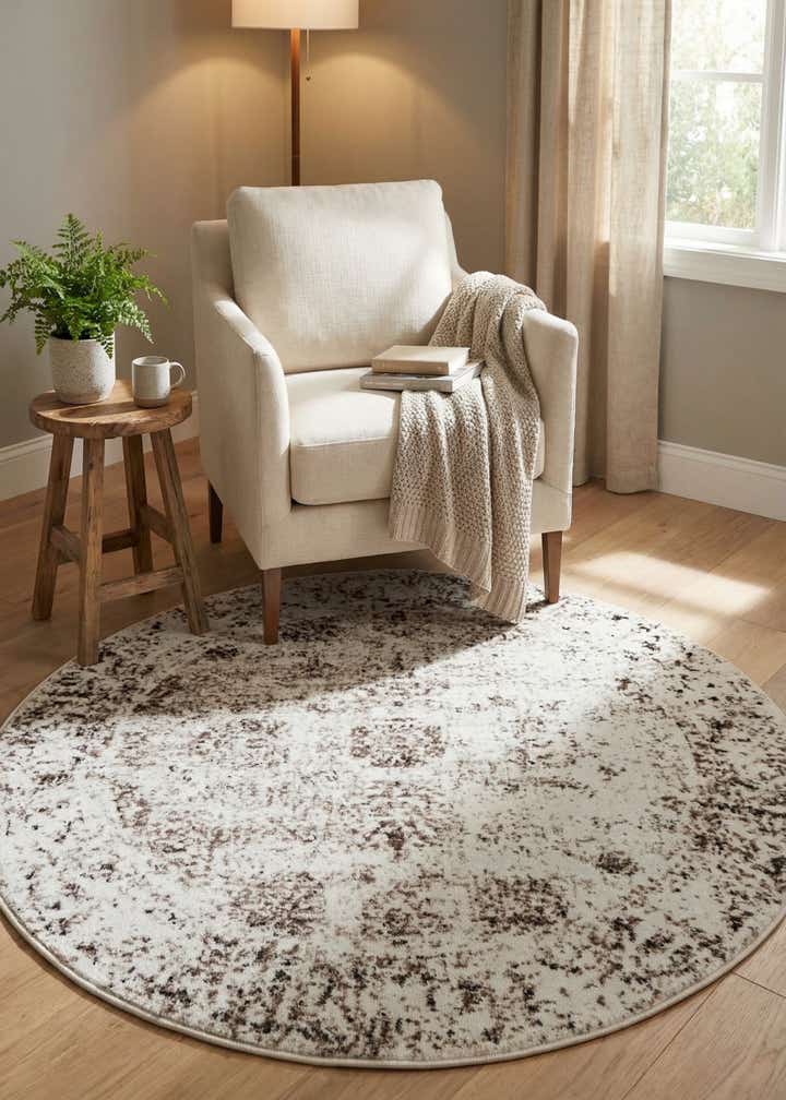 4' 1 x 4' 1 Monaco Round Rug