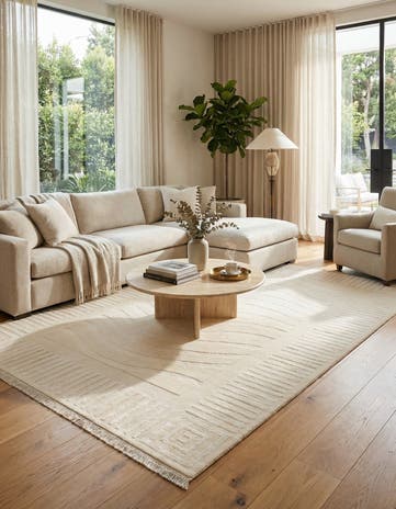 5' 9 x 7' 11 Hand Knotted Darya Wool Rug