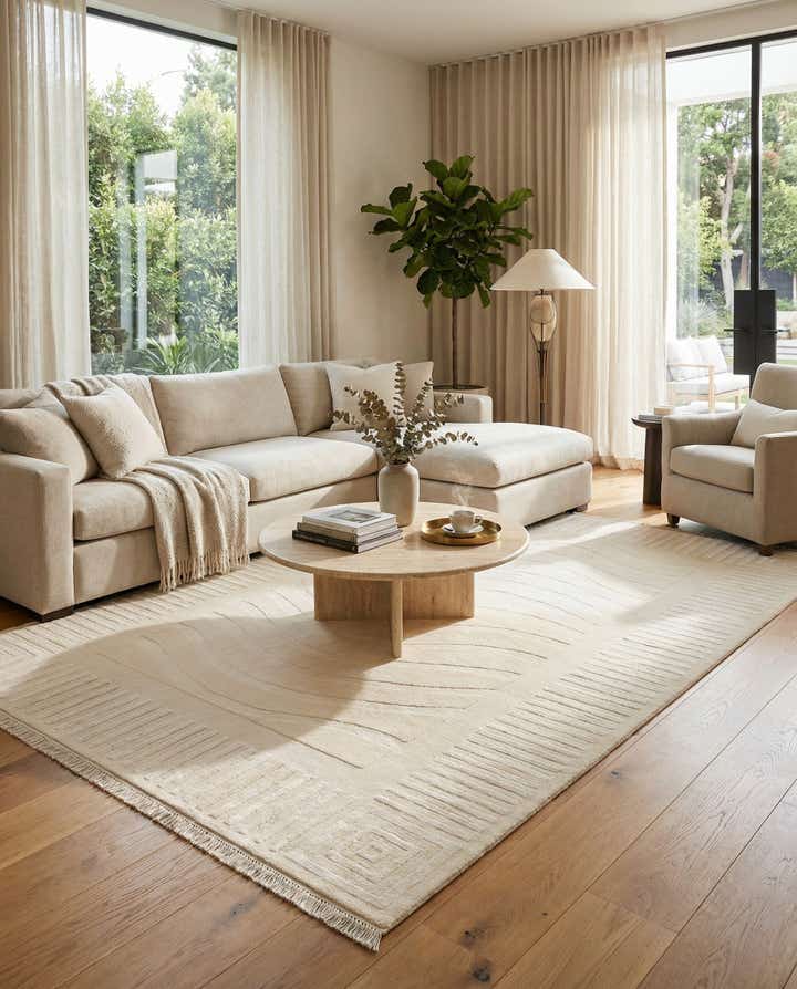 5' 9 x 7' 11 Hand Knotted Darya Wool Rug