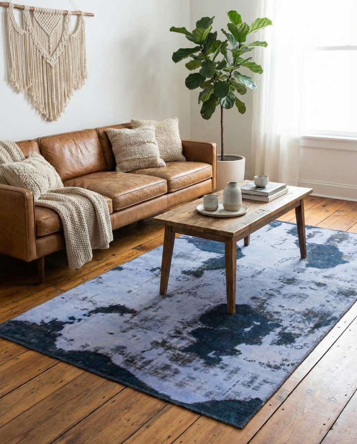 3' 3 x 6' Hand Knotted Ultra Vintage Persian Wool Rug