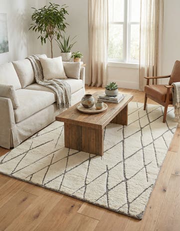 4' 1 x 6' 1 Atlas Moroccan Wool Rug