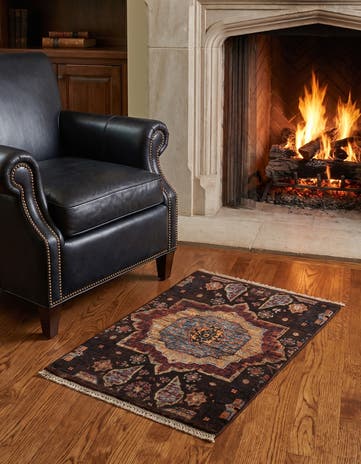 2' x 3' Hand Knotted Mamluk Ziegler Rug