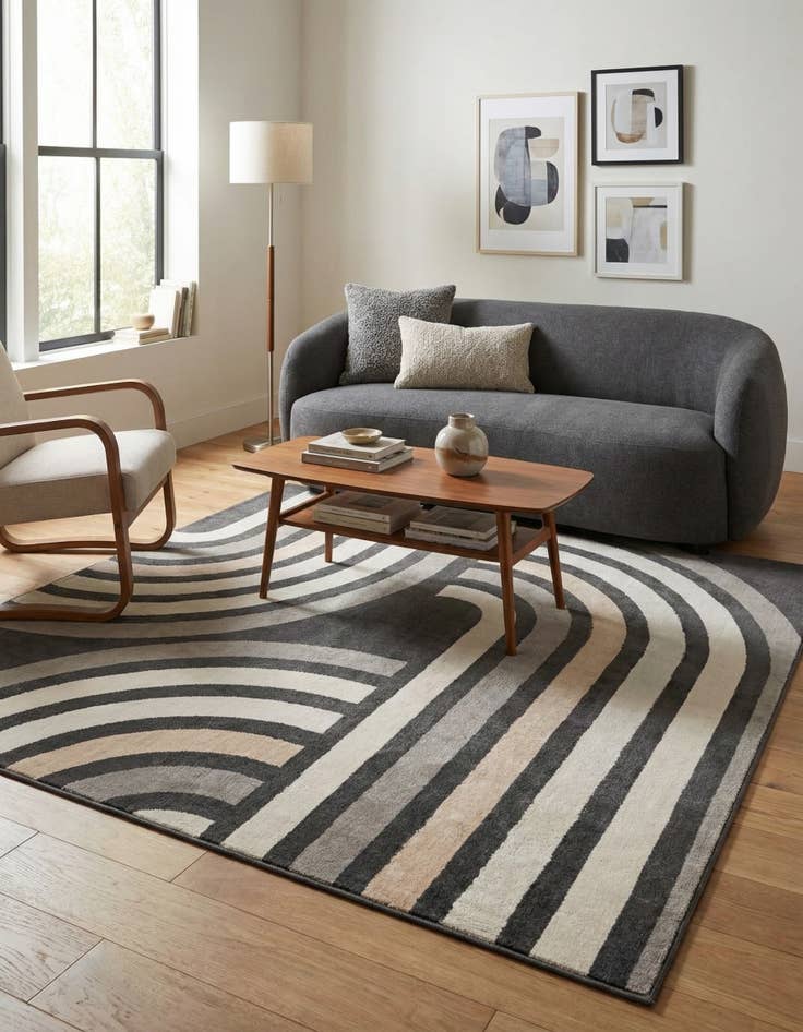 Detail image of  7' 10 x 7' 10 Charlotte Square Rug