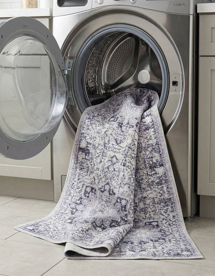 Detail image of 2' x 13'  Washable Renaissance Runner Rug