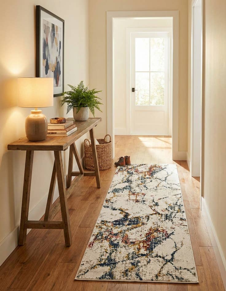 Detail image of 2' 2 x 6' Gemstone Runner Rug