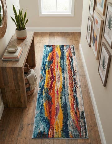 Washable Haerfest Runner Rug
