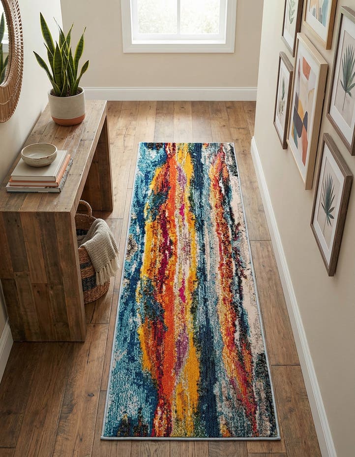 2' x 6' Washable Haerfest Runner Rug
