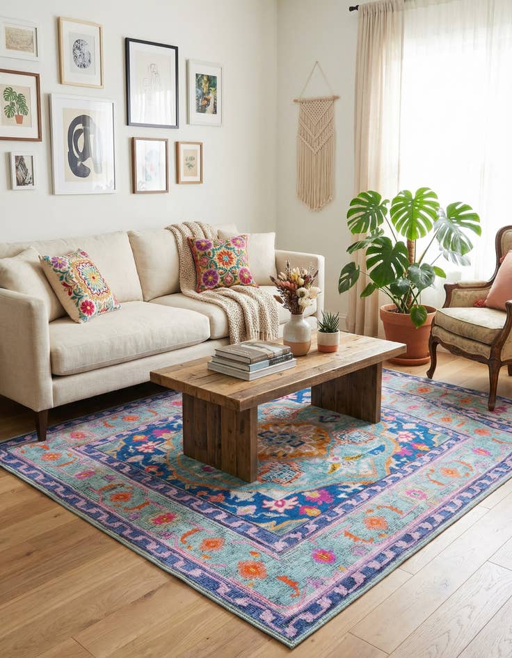 Detail image of 7' 6 x 7' 6 Timeless Square Rug