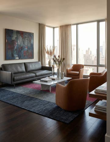 6' 1 x 8' 3 Hand Knotted Modern Farona Wool Rug