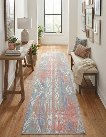 2' 7 x 12' Kamala Washable Runner Rug