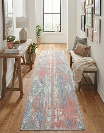 2' 7 x 12' Kamala Washable Runner Rug
