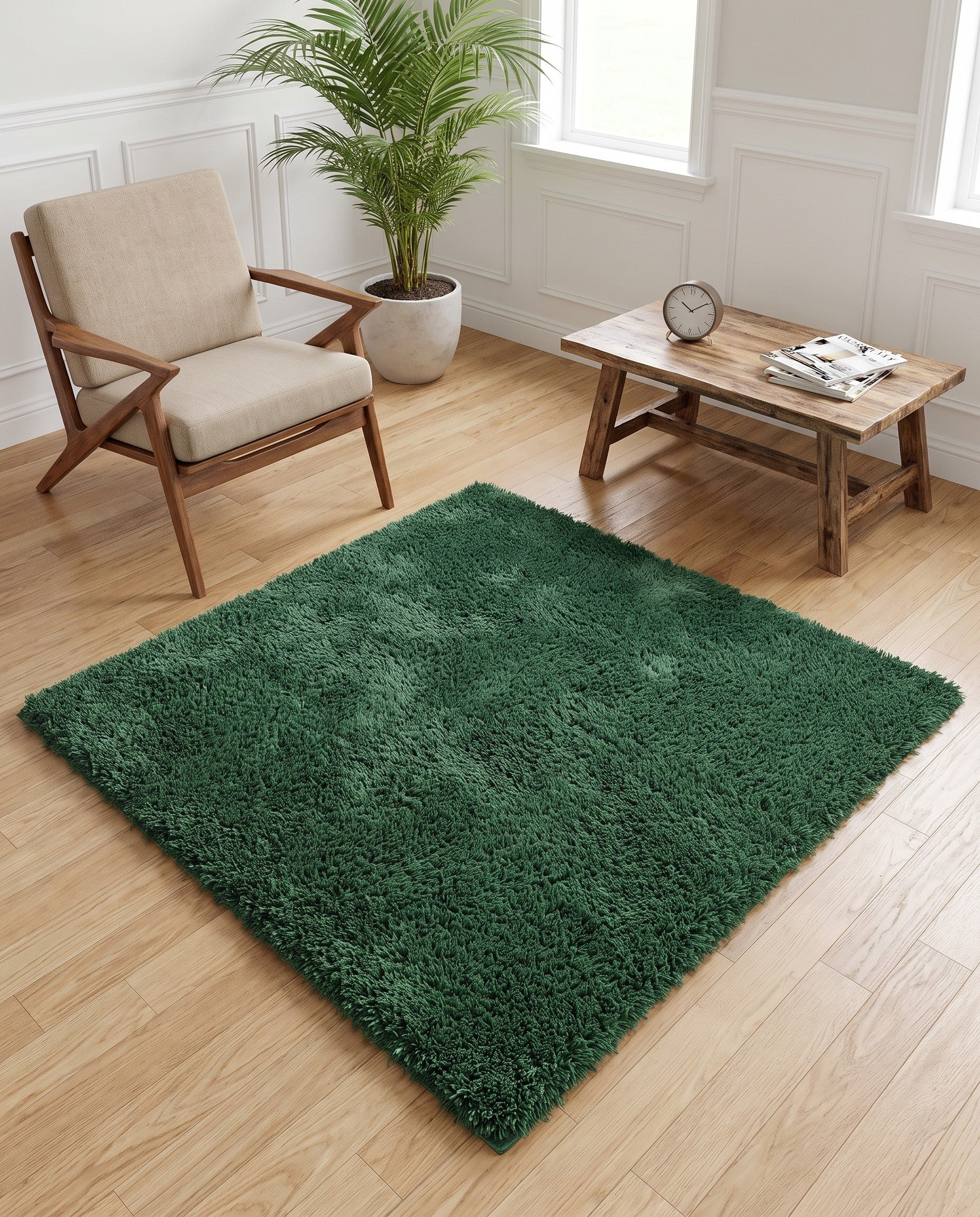 5' x 5' Infinity Shag Square Rug
