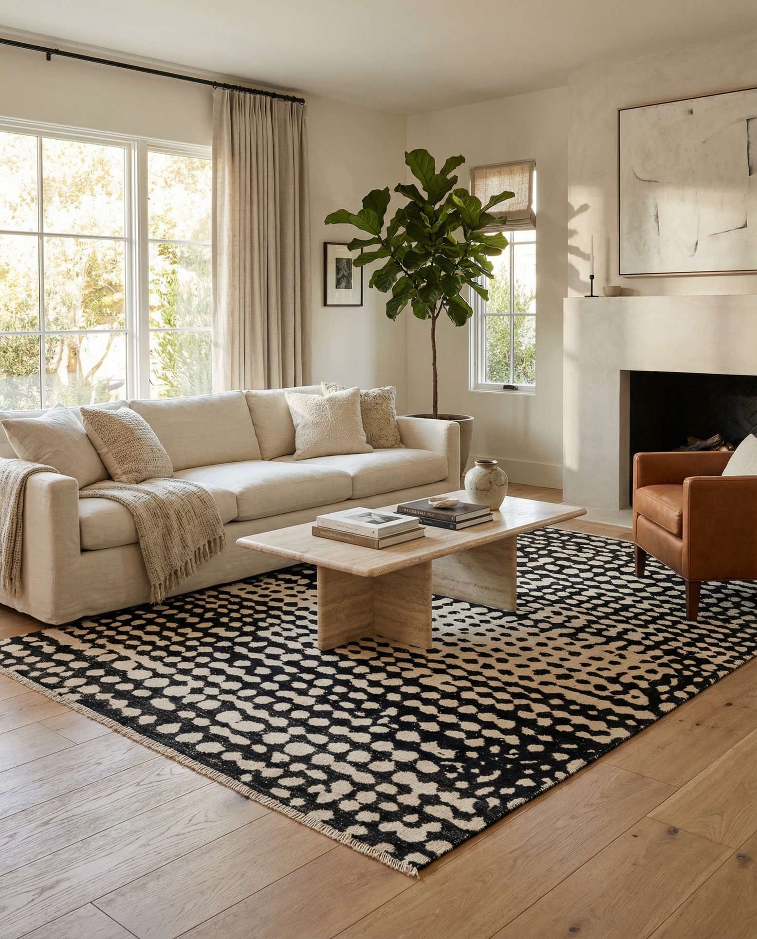 195cm x 320cm Noué main Darya Tapis Laine