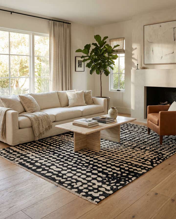 195cm x 320cm Noué main Darya Tapis Laine