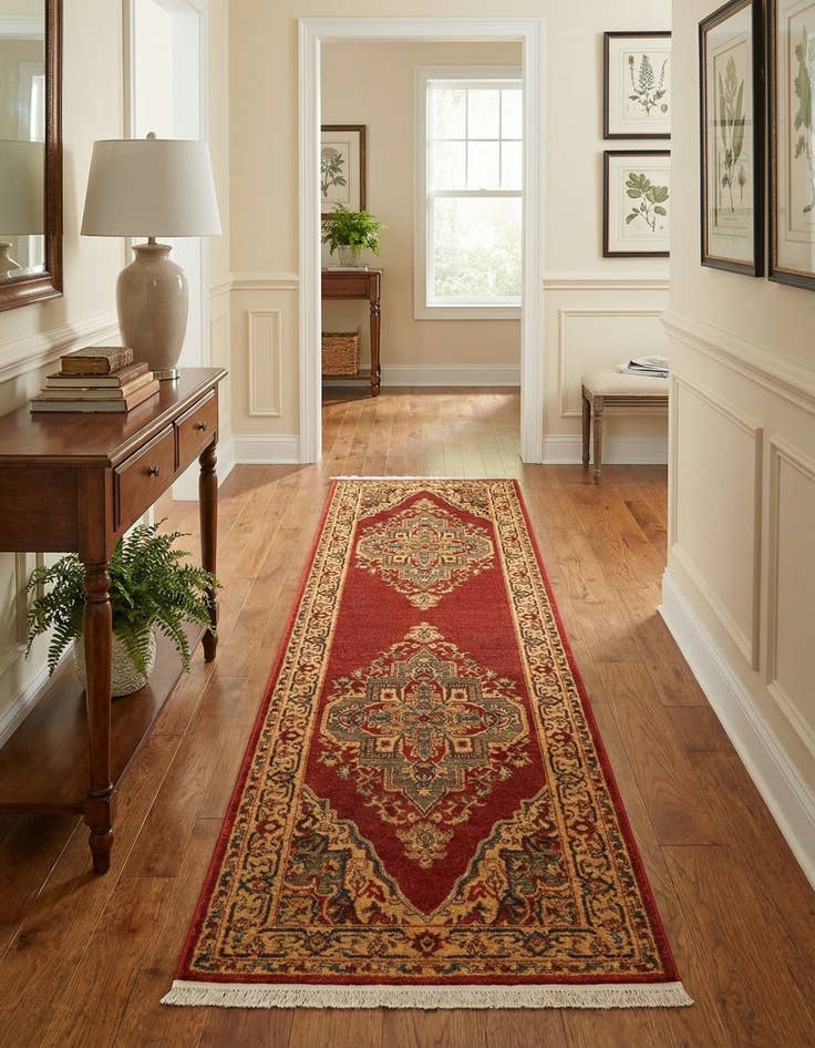 Detail image of 2' 7 x 10' Serapi Runner Rug