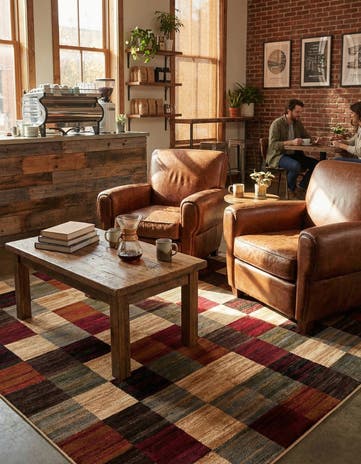 10' x 10' Cafe Square Rug