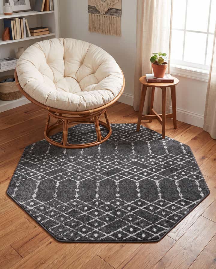 5' 3 x 5' 3 Paxon Trellis Octagon Rug