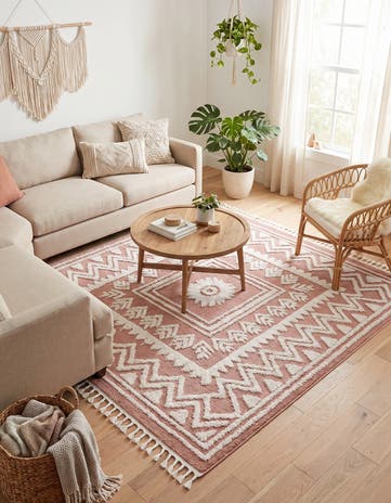 7' 10 x 7' 10 Boho Square Rug