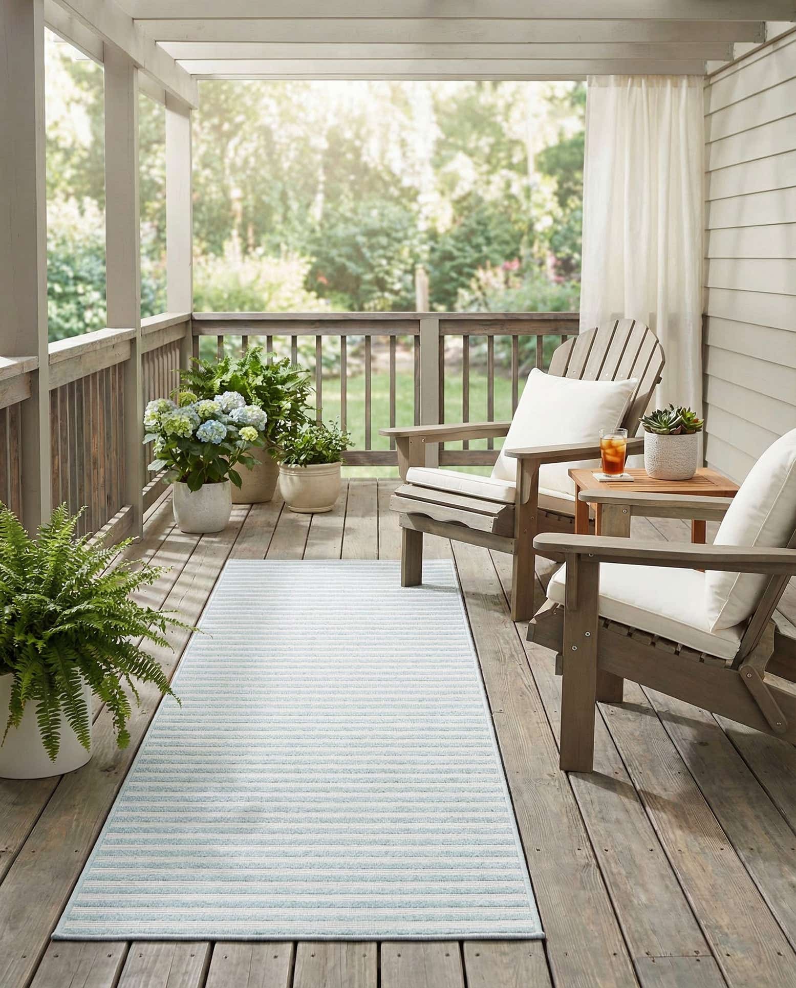 2' x 8' Easy-Clean Sabrina Soto Indoor / Outdoor Runner Rug