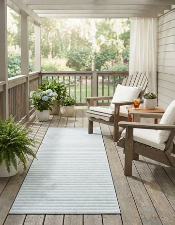 2' x 8' Easy-Clean Sabrina Soto Indoor / Outdoor Runner Rug