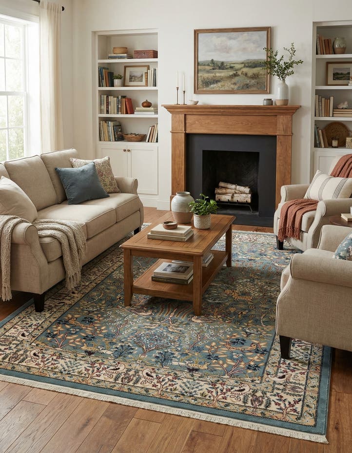 6' x 9' Nain Design Rug