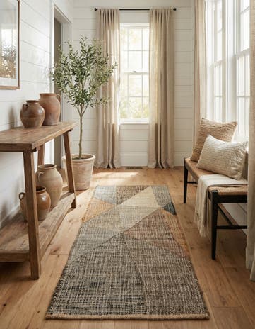 Hand Woven Kilim Jute Runner Rug