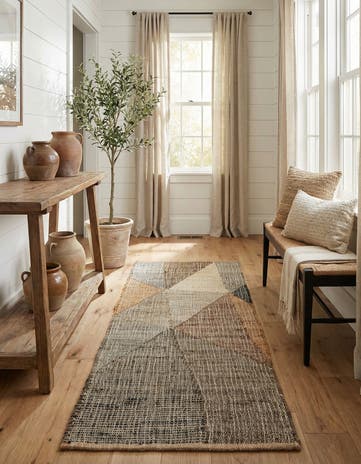 Hand Woven Kilim Jute Runner Rug