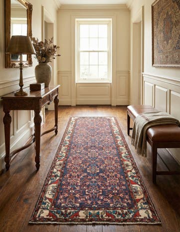 3' 3 x 9' 5 Hamedan Runner Rug