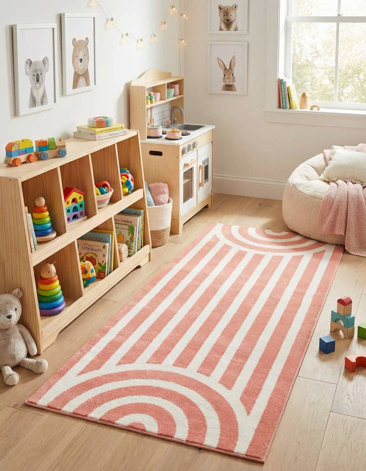 Detail image of 2' x 5' Whimsy Kids Runner Rug