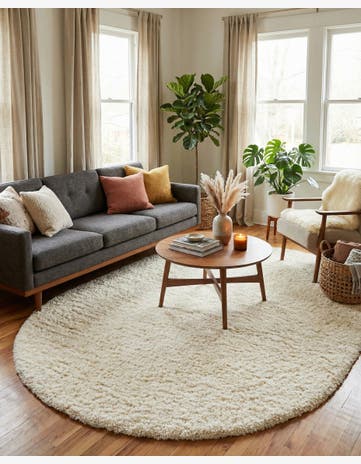 7' 10 x 10' Marilyn Monroe™ Shag Oval Rug