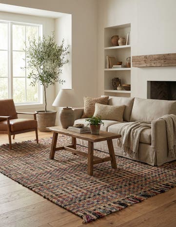 Hand Woven Chunky Jute Rug