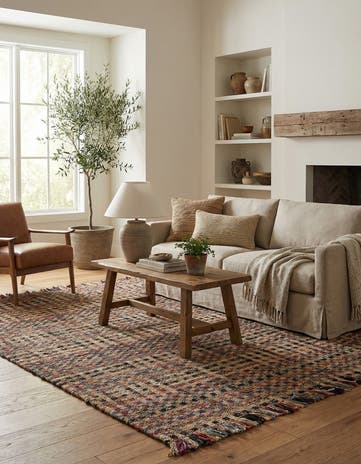 Hand Woven Chunky Jute Rug