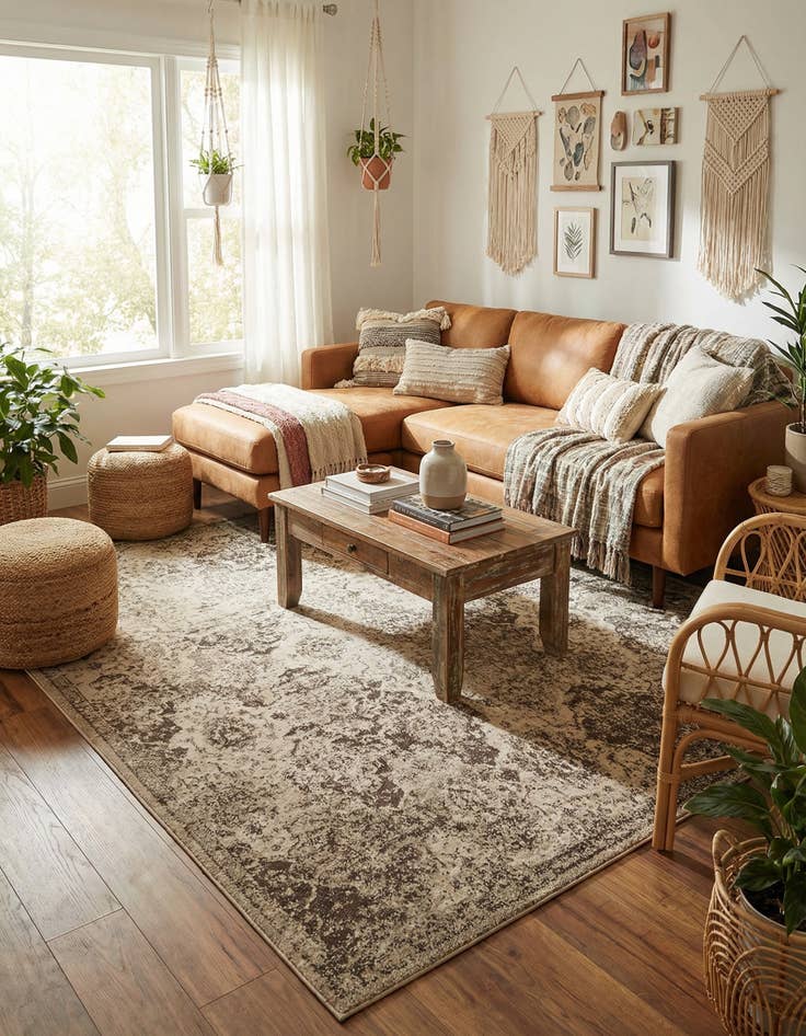 Detail image of 8' x 8' Sahara Square Rug